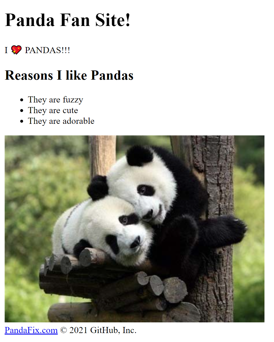 Panda Facts